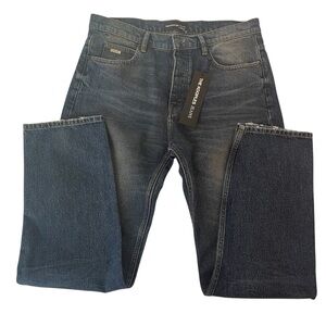 THE KOOPLES JEANS BLUE VINTAGE STRAIGHT